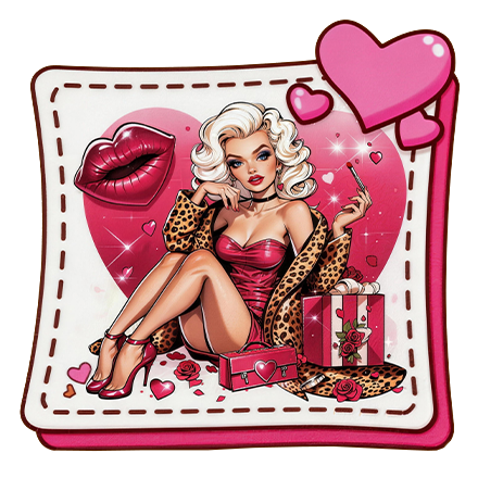 Fashion and beauty coloring artwork